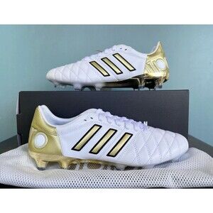 Adidas 11PRO FG TK Toni Kroos White/Gold Soccer Cleats Men's Size 10.5 JH6410